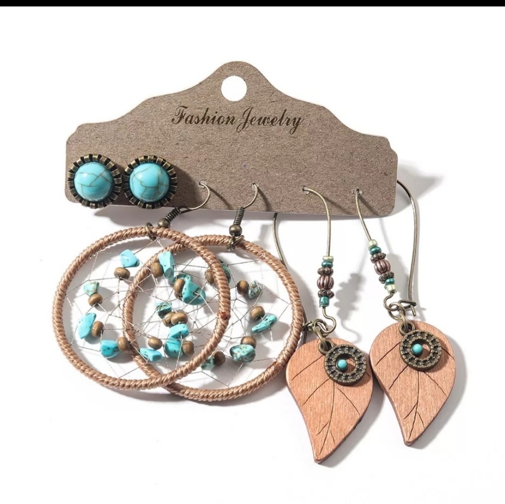 Ethnic Geometric Earrings